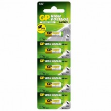 Батарейки GP ALKALINE 12.0V 27A-U5 Щелочные A27, MN27 5 шт.