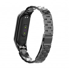Ремешок Steel Strap Mi Band 3/4/5/6 чорный