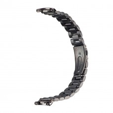 Ремешок Steel Strap Mi Band 8/9/10 чорный (02)