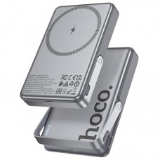 Универсальная мобильная батарея HOCO Sunlight power bank magnetic suction+holder Q36A 10000mAh |1Type-C, 20W/3A, PD/QC|