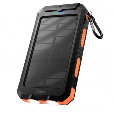 Универсальная мобильная батарея HOCO Platinum solar dual lighting power bank J164 8000mAh |2USB/1Type-C, 2A|