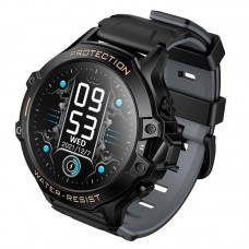 Детские смарт-часы + телефон HOCO Y107 children phone watch 4G WiFi / GPS черный