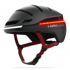 Защитный шлем Livall EVO21 (L) Dark Night (58-62см), передний и задний фонарь поворотов и стопов, приложение, bluetooth, пульт