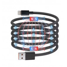 Кабель NN SN3 Magnetic USB Lightning 1m 100W черный