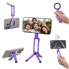 Держатель телефона Ulanzi MA60 Foldable Magnetic Phone Tripod (фиолетовый)