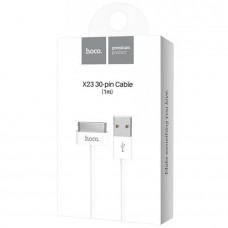 Usb кабель iPhone 4 Hoco x23 белый 1 метр