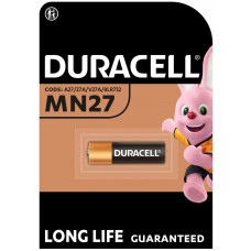 Специализированная щелочная батарейка Duracell MN27 12V, (A27 / 27A / V27A / 8LR732), 1 шт (5260619)
