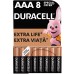 Щелочные батарейки Duracell AAA, 8 шт. (6409630)