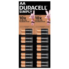 Батарейка DURACELL LR06 MN1500 уп. 1х2 шт отрывная (плакат 2х10) (6768607)