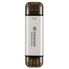 SSD накопичувач Transcend ESD310S 1TB, USB Type C/A сріблястий (6906887)
