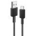 Кабель Anker 322 USB-A to USB-C-1.8m Nylon черный (6962730)