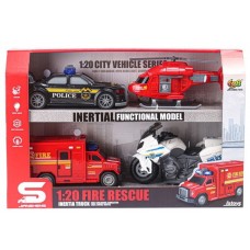 Игрушка CARS S Набор Спасательная служба 4в1 1:20 (CJ-4835124) (7120386)