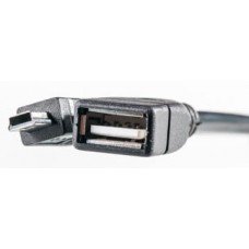 Дата-кабель PowerPlant Otg Usb 2.0 AF - Mini, 0.1м