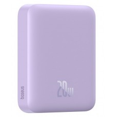 Зовнішній акумулятор Baseus Magnetic Mini Air Wireless Fast Charge Power Bank 6000mAh 20W Nebula фіолетовий