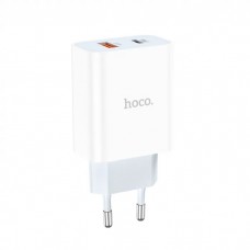 Мережевий зарядний пристрій HOCO C97A PD20W+QC3.0 charger білий