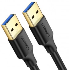 Кабель UGREEN USB-A 3.0 Male to Male Cable 1m (чорний)