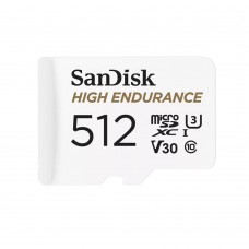 Карта пам'яті microSDXC (UHS-1 U3) SanDisk High Endurance 512Gb class 10 V30 (100Mb/s) (adapterSD)