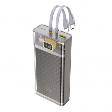 Зовнішній акумулятор HOCO J104A Discovery edition 22.5W fully compatible power bank with cable(20000mAh) сірий