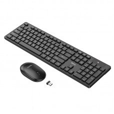 Клавіатура+миша HOCO GM17 Wireless business keyboard and mouse set(English Version) чорний