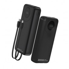Зовнішній акумулятор WUW Y202 （PD22.5W quick charge) 20000mAh чорний