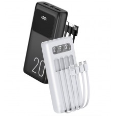 Зовнішній акумулятор WUW Y21 20000mAh чорний