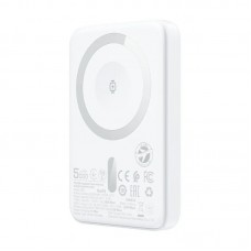 Зовнішній акумулятор ACEFAST M25-5000 PD20W magnetic fast wireless charging power bank білий