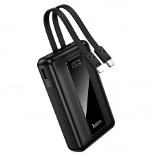 Зовнішній акумулятор HOCO J162A Full power 22.5W+PD20W fully compatible power bank with two cables(20000mAh) чорний