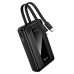 Зовнішній акумулятор HOCO J162A Full power 22.5W+PD20W fully compatible power bank with two cables(20000mAh) чорний