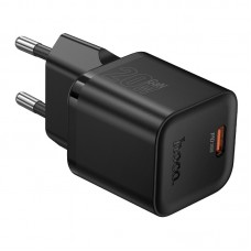 Мережевий зарядний пристрій HOCO N64 Ingenious single port PD20W charger чорний