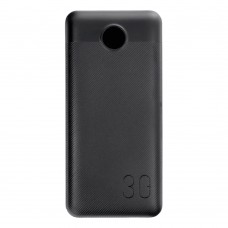 Зовнішній акумулятор VEGER 30000 mAh PD QC3.0 3A 20W L30 (W3008PD) чорний