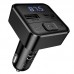 АЗП з FM-модулятором BOROFONE BC63 Selecto car BT FM transmitter чорний