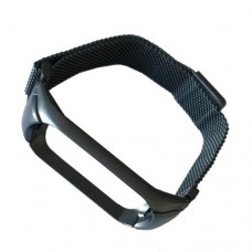 Ремінець для Xiaomi Mi Band 3/4/5/6 Milanese Loop сірий