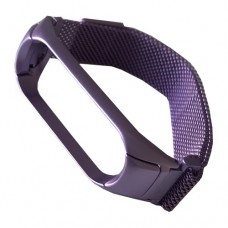 Ремінець для Xiaomi Mi Band 3/4/5/6 Milanese Loop Glicine