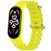 Ремінець для Xiaomi Mi Band 3/4/5/6/7 Ocean band жовтий