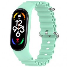 Ремінець для Xiaomi Mi Band 3/4/5/6/7 Ocean band синій sea