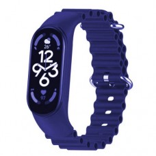 Ремінець для Xiaomi Mi Band 3/4/5/6/7 Ocean band синій