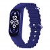 Ремінець для Xiaomi Mi Band 3/4/5/6/7 Ocean band синій