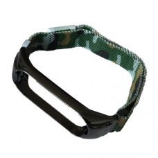 Ремінець для Xiaomi Mi Band 7 Milanese Loop Камуфляжний зелений 1