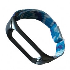 Ремінець для Xiaomi Mi Band 7 Milanese Loop Камуфляжний синій