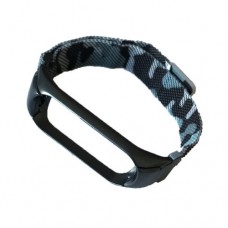 Ремінець для Xiaomi Mi Band 7 Milanese Loop Камуфляжний сірий