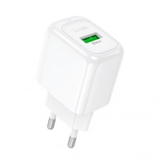 Мережевий зарядний пристрій HOCO CS52A Surplus single-port QC3.0 charger білий