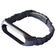 Ремінець для Xiaomi Mi Band 3/4/5/6 3-BEAD METAL BAND золотий