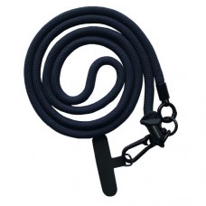 Шнурок NEW (120см) 8mm з карабіном + тримач для чохлів (універсальний) темно-синій