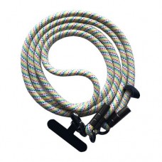 Шнурок LONG (150см) 8mm з карабіном + тримач для чохлів (універсальний) жовтий mix