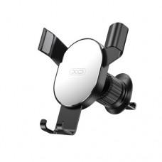 Автотримач XO C126 Mirror face gravity air outlet latch bracket Срібно-чорний