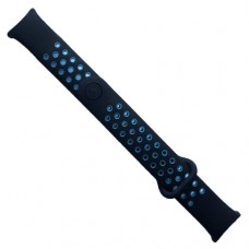 Ремінець для Xiaomi Mi Band 8/9/10 Sport чорний синій