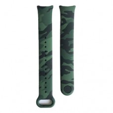 Ремінець для Xiaomi Mi Band 8/9/10 Камуфляжний чорний-зелений 1