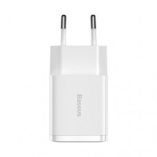 Мережевий зарядний пристрій Baseus Compact Charger 2U 10.5W EU білий CCXJ010202