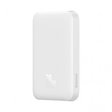 Універсальна мобільна батарея Baseus Magnetic Mini wireless quick charging 10000mAh 20W білий PPCX070002