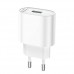 Мережевий зарядний пристрій HOCO C109A Fighter single port 1PD/20W білий